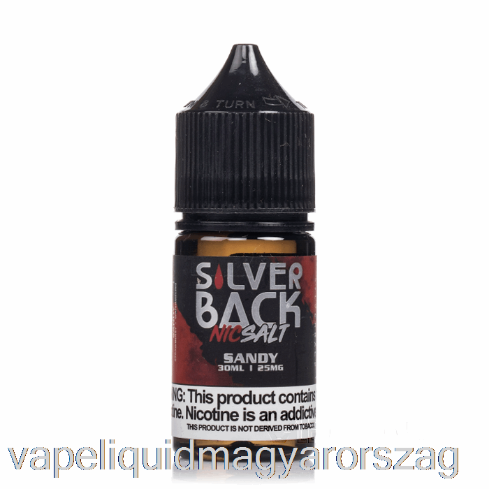Homokos - Ezüsthátú Juice Co. Sók - 30 Ml 45 Mg Vape E Cigi